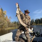 Jordan Sisler of Arkona says Dad Jim caught this 46-inch pike on the Attawapiskat River during a father-son moose hunt.