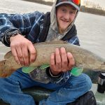 Cody Powell of Welandport was fishing Port Maitland with his dad when he caught a four-pound bowfin; neither had heard of the fish, also known as a dogfish, before.