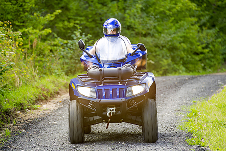 ATV on a road