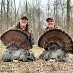 Lisa Tadgell of Port Franks had an incredible opening morning in the turkey woods with Amy Gregorio, getting their first “double” and wrapping up by 7:08 a.m.