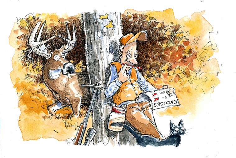 bow hunting cartoons