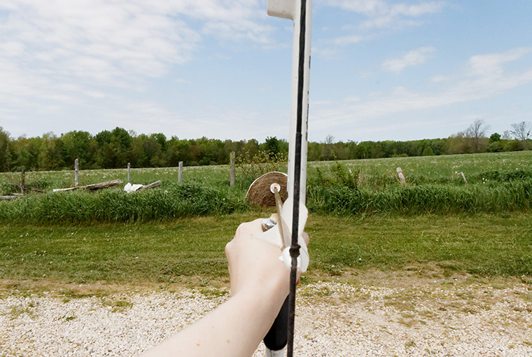 Aiming methods for traditional archery - Ontario OUT of DOORS