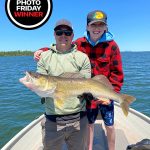 Photo Friday winner Matt Humphrey’s friend Dennis Vincent of Ottawa caught a 31-inch walleye on Lake Superior near Thunder Bay. His son Connor Vincent stands proudly with him.