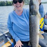 Melissa Downey from Petawawa caught-and-released an incredible 34-inch northern pike on the Ottawa River near Pembroke.