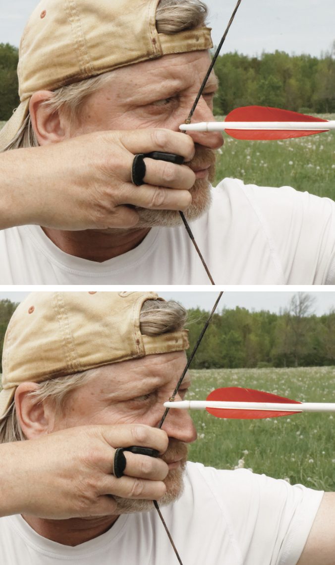 Aiming methods for traditional archery - Ontario OUT of DOORS