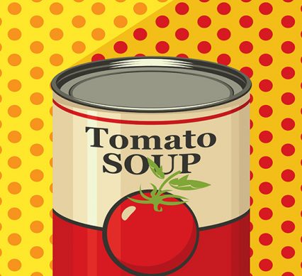 Canned Tomato Soup Horizontal