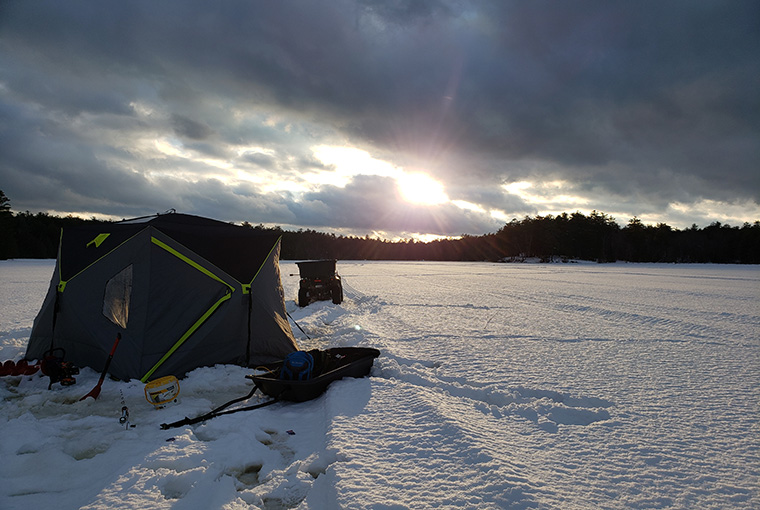 Fishing In Winter