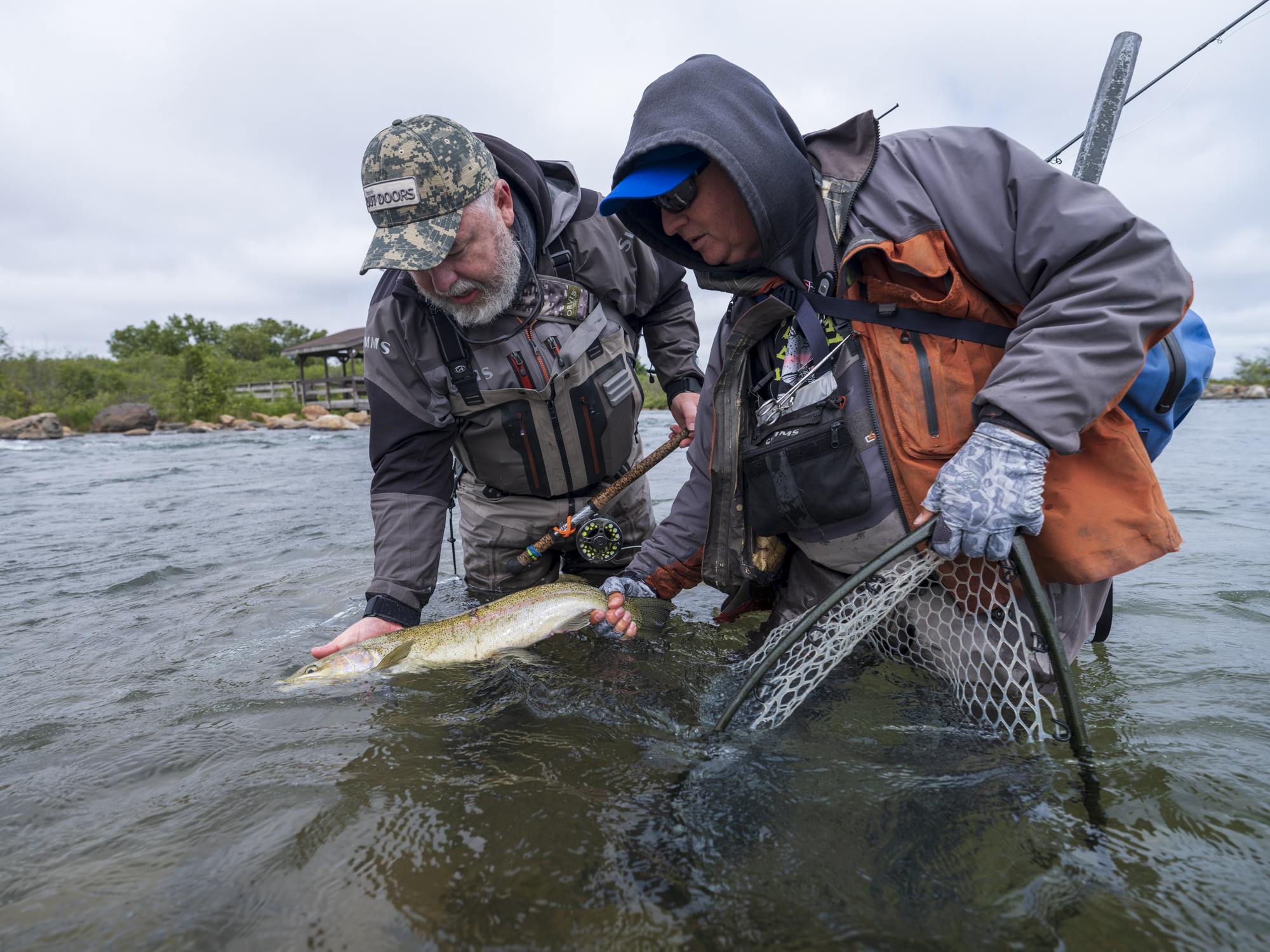 Splake Fishing in Sault Saint Marie