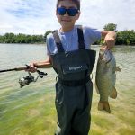 Hamilton’s Luka Dolibic, 10, caught a wonderful Lake Erie smallmouth bass off his family’s cottage between Port Maitland and Featherstone Point.