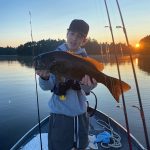 Ryan Ward of East Gwillimbury caught an early-morning 4.5-pound, 22-inch smallmouth bass on Jack Lake.