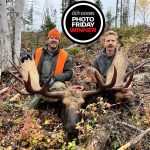 Photo Friday winner Dale Warring of New Liskeard’s annual moose hunt in WMU 28 was a big success. He used a Tikka T3 with a Vortex scope and 300 Winchester Magnum after paddling and portaging with his father. It took planning, teamwork, and willpower to get the 61 1/8-inch moose back to camp; it will not only feed their families for the year, but also provide memories to last a lifetime. Photo: Glen Lockheart, Dale Warring.