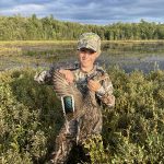 Kingston Boychuk of Sault Ste. Marie is an avid soon-to-be hunter after tagging along with his dad on this duck hunt.