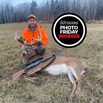 Photo Friday winner Connor Duquette of Mattawa harvested this impressive 12-point buck one morning on a solo hunt after an unsuccessful week with his group.