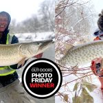 Photo Friday winner Frank Reinink of Guelph (shown right) and his pal Nathan Lodder (featured left) found their frigid bank-fishing efforts paid off during a November blast of snow in FMZ 16.