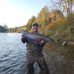 Ken Leis of Waterloo landed this double-striped buck after a run on the Saugeen River.