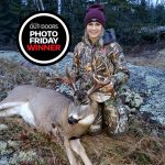 Photo Friday winner Marlee Bliss of Fort Frances harvested this buck dubbed “Brow Tines” in WMU 10 from a stand on private family land using a 7.62x39 calibre. “(It’s) kind of an odd caliber, but it does the job quite nicely.”