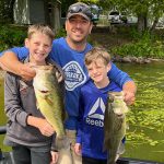 Matthew Servinis of Markham caught his two personal best largemouth bass eight-10 casts apart from each other in Muskoka.