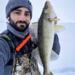 Kenny Duplessis of North Bay got in some great ice fishing on Lake Nipissing last fall.