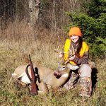 Torrance Ferrier of Lefroy submitted Glenfiddich Hunt Club member Lyndsay Ferrier’s first eight-point buck in the Parry Sound District.