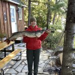 Louise Kupers of Toronto caught this pike fishing a honey hole for crappie on Gibson Lake in September.