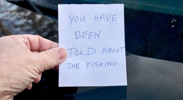 Fishing note