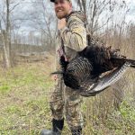 Sean Colgan from Newcastle took his first turkey of the season in McKellar. He was very excited since the hunt was a culmination of hard work and learning.