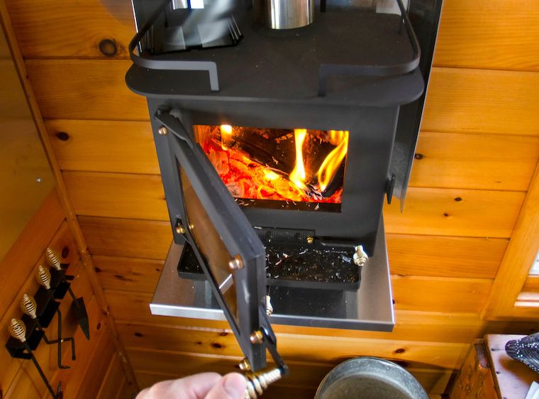 wood stove