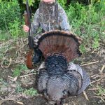 Bryson Koeniger of Winchester took his first turkey. He had a fantastic morning harvesting this 21-pound bird with his mentor, Grandpa Mike.