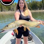 Photo Friday winner Brittany Fournier of Sudbury who caught her personal best pike while fishing with her boyfriend on Manitoulin Island. She caught it using a black and gold Rapala husky jerk.