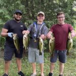 Wesley and two buddies, Harshil Patel and Ben Gurth, had some luck with the bass despite a stalled motor. They finished the trip off with fish fry and breakfast poutine.