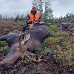 Aiden Zieroth harvested his first moose on a hunting trip with his father. His dad, who has been hunting for 20 years and had not taken a moose, said he would not trade his son harvesting it for him getting one himself.