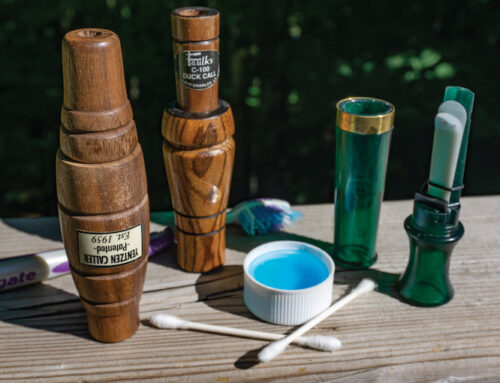 Duck call cleaning