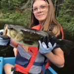 Makayla Palmer’s daughter caught her personal best bass this summer on Muskoka Lake using a worm and bobber.