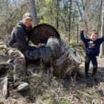 Alex Nutt of Perth got to share taking this tom with his son, who was understandably very excited, in the Ottawa Valley.