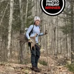 Photo Friday winner Craig Schwindt of Elmira submitted this photo of Lucy Bartos hiking with her grandparents. Finding this moose shed made the apprentice hunter’s March break.