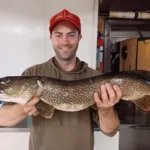 Drew Shannon of Cambridge was casting a Rapala Flat Rap when he hooked his personal best pike an hour before sunset.