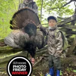 Photo Friday winners Francois and Augustin Girard of Etobicoke. Augustin, 7, was up to accompany his Dad at 3:30 a.m. on their first turkey hunt together near Walkerton. It’s an experience that will stay with them always.