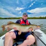 Tristan Andre of Woodstock decided to take out his brand-new inflatable boat with his girlfriend. Little did they know they would encounter this river monster. He wrestled this pike for 30 minutes before landing it. It was tristan’s first pike and hopefully not his last.