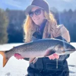 Tristin Jarratt of Thessalon snapped and captured a memory that will last a lifetime. This beautiful brook trout put up a fight but was released.