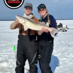 Photo Friday winner Spencer Cline of Cochrane, who caught a new personal best walleye. The 32 incher was 12.5 pounds.