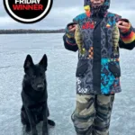 Photo Friday winner Oakley Bethlehem of Burlington, who is holding some nice perch caught at first ice this winter on Lake Nosbonsing.