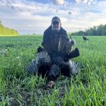 Cooper Foote of South Dundas tagged out during his first spring turkey season on a local farm near Winchester.