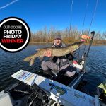 Photo Friday Rapala CrushCity winner Dave Fowler of Ottawa had a determination for muskie that was rewarded while trolling the Rideau River. He caught his personal best with a Rapala Firetiger Husky Jerk bait; fellow angler Jonathan Lee took the snap.