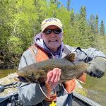 Dennis Speer of Peterborough says the 14-hour drive to Red Rock Lodge was worth it to catch trophy brook trout on the Nipigon River with guide Gord Ellis. It was a dream come true.