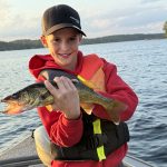 Mike Swaving of Alma recently enjoyed a father/son fishing trip with Dylan, 11, on Belwood Lake.