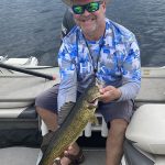 Rob Clifford of Severn caught-and-released this 26-inch shallow-water walleye using a worm harness on Georgian Bay near Midland.