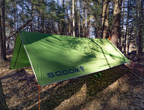 Setting up tarp shelters