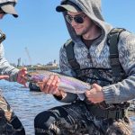 Curtis Wintermeyer of Mount Elgin is a firm believer that nothing is better than sharing a mutual passion for fishing with friends. Curtis caught his prettiest steelhead near Sault Ste. Marie with fellow angler, Adam.