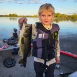 Wesley Morris of Norwood nabbed this largemouth on Beaver Lake with family.