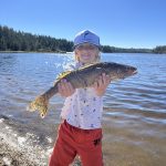 Isaac Shelley of Timmins and Hudson made the most out of a school PD day by fishing Scorch Lake.